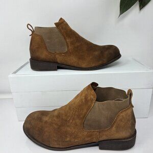Rockport Works Boots Womens 8.5 Wide Steel Toe Junction Brown Construction Work